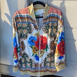 Floral Bomber Jacket